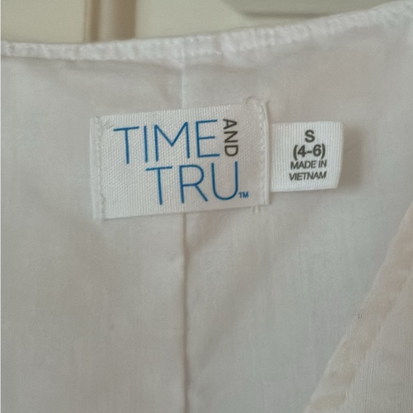 White Ruffled Dress - Picture 2 of 2